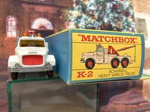 MATCHBOX マッチボックス　SCAMMELL HEAVY WRECK TRUCK レッカー　トラック　ESSO 白×赤　イギリス製_画像5