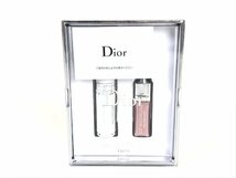 未使用　クリスチャン・ディオール　Christian Dior　バックステージ　ボックス　オファー マスカラベース・リップグロス　KES-2495_画像1