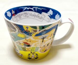 YAMAKA山加陶器　MOOMINムーミン　谷の地図　スープマグ　大きめカップ