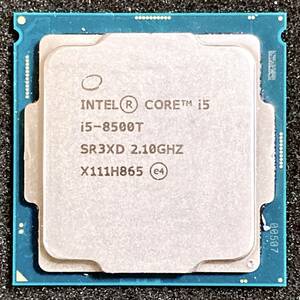 Intel Core i5-8500T プロセッサ (Coffee Lake), TDP 35W, 2.1-3.5GHz, 6コア6スレッド, FCLGA1151, SR3XD