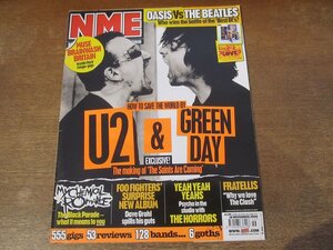 2312MK●洋雑誌/UK音楽雑誌「NME」2006.11.18●U2&グリーン・デイ/フー・ファイターズ/マイ・ケミカル・ロマンス/ミューズ/オアシス