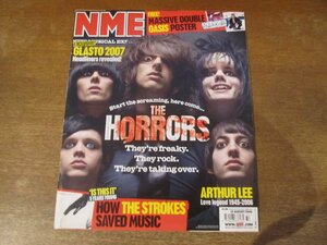 2312MK●洋雑誌/UK音楽雑誌「NME」2006.8.12●ザ・ホラーズ/アーサー・リー/オアシス/ストロークス/ジ・オートマティック●ポスター付