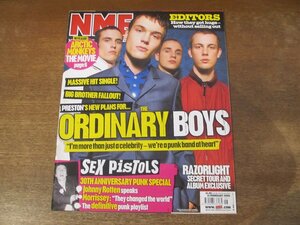 2312MK●洋雑誌/UK音楽雑誌「NME」2006.2.11●ジ・オーディナリー・ボーイズ/フォール・アウト・ボーイ/セックス・ピストルズ30周年