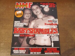 2312MK●洋雑誌/UK音楽雑誌「NME」2004.10.16●ベイビーシャンブルズ/レイザーライト/パディントンズ/ブロック・パーティ