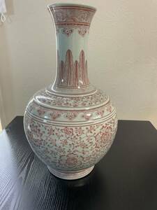 中国の磁器の花瓶　壺 アンティーク 骨董