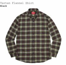 Supreme Tartan Flannel Shirt 黒 M ネルシャツ FW20 新品同様_画像1