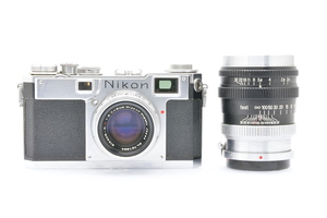 Nikon S2 前期 + 5cm F2 + 10.5cm F2.5 ニコン フィルムカメラ レンジファインダー レンズ