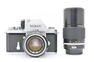 Nikon F フォトミックFTN + 非AI 50mm F1.4 + AI-S 200mm F4 ニコン フィルムカメラ レンズ