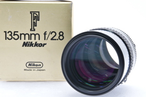 Nikon AI NIKKOR 135mm F2.8 Fマウント ニコン MF一眼用交換レンズ 中望遠単焦点