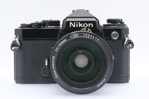 Nikon FE ブラック + AI Zoom-NIKKOR 43-86mm F3.5 ニコン フィルムカメラ MF一眼レフ 標準ズームレンズ セット ■17770