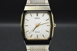 ジャンク SEIKO Dolce Ref:9531-5150 TUNGSTEN CARBITE セイコー ドルチェ クォーツ メンズ 腕時計■18897