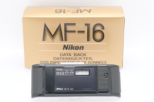 外観美品 Nikon MF-16 データバック ニコン カメラアクセサリー 箱付 FM3A・NewFM2・FE2・FA用