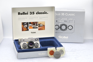 Rollei 35 classic / Sonnar 40mm F2.8 ローライ フィルムカメラ クラシック 箱付 外観　美品