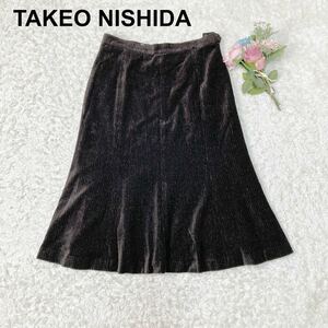 TAKEO NISHIDA タケオニシダ ロングスカート 13 XL 大きいサイズ レディース B112328-108