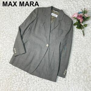 MAX MARA マックスマーラ 白タグ テーラードジャケット 38 M レディース B122313-88