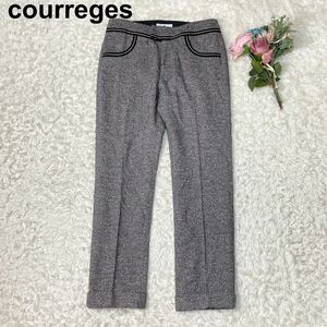 courreges Courreges твид брюки 36 женский B112328-144