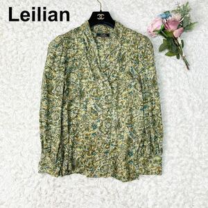 Leilian レリアン シルクシャツ ブラウス ペイズリー レディース B122313-91