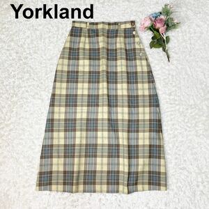 Yorkland ヨークランド チェックスカート 11AR レディース L B122313-131