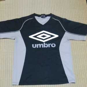 2F-607 UMBRO　アンブロ　サッカー　プラシャツ　Tシャツ　半袖　ジュニア　150サイズ ブラック 150サイズ