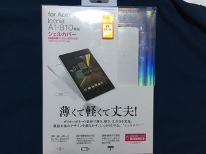 【2013年モデル】 ELECOM Acer ICONIA A1-810 シェルカバー クリア TB-AC810APVCR