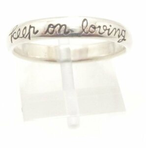  half-price 22 number Keep on loving (... love )silver925 silver ring 200706