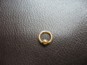  half-price GOLD color gold color 316SS* ring 14G12mm5mmUA 231226