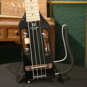 送料無料 Traveler Guitar Ultra-Light Bass, Black トラベラーギター ベース エレクトリックベース 軽量 コンパクト アウトドア 4弦