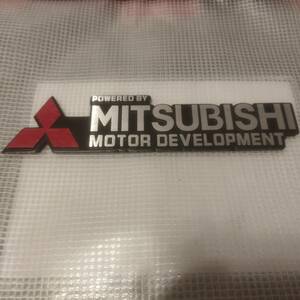 MITSUBISHI(三菱) 3Dエンブレムプレート　縦3.8cm×横15.8cm×厚さ４mm　⑥　送料無料 三菱　