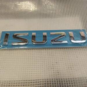 【送料無料】ISUZU(いすゞ) 3Dエンブレム(両面テープ付) メッキシルバー　①