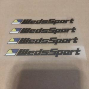 【送料無料】WedsSport(ウェッズスポーツ)　ステッカー　ブラック　①