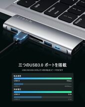 ハブ USB 7-in-2 USB Type C ドッキングステーション_画像4