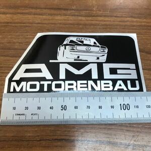 貴重　旧ロゴ　美品　AMG ステッカー　メルセデス　ベンツ　R107 W107　W124 W123 W116　W126 アーマーゲー　ヤナセ