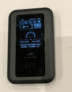 FUJISOFT 5G mobile router FS050W 富士ソフト 5Gモバイルルーター ブラック