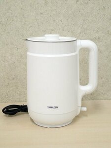 ●MT● 【2022年製・超美品店頭デモ品】大容量1.5L電気ケトル 自動電源OFF 空焚き防止 ふた取り外し可2重構造 YK.P-15.12 (SA-53)