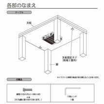 限定1セット　新品　こたつ （リバーシブルのこたつ布団付き）Y.LW-8.60(BBK)FSET(管理番号No-R)_画像5