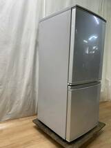 MC132【SHARP】シャープ ノンフロン冷凍冷蔵庫 SJ-D14D-S 137L 2018年製 シルバー 動作品_画像10