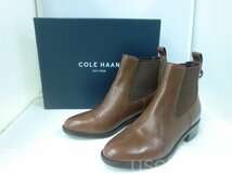 【COLEHAAN】　コールハーン　ショートブーツ　ブラウン系　茶系　レザー　革　W00220　７B表記　SY03-X00_画像1