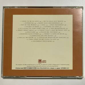 日本国内盤CD 22ヒッツ・オブ・カーペンターズ 洋楽 carpentersの画像2