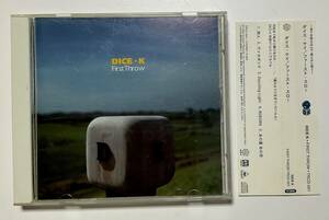 邦楽CD DICE-K FIRST THROW 帯付き　ダイス・ケイ　ファースト・スロー　90年代