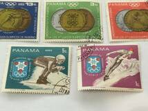PANAMA 切手 5枚 パナマ 消印有り オリンピック 海外切手 外国切手 記念 コレクション_画像4