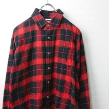 SWAGGER SWG スワッガー ブロックチェック ネルシャツ レッド 赤系 sizeM 日本製 美品_画像1
