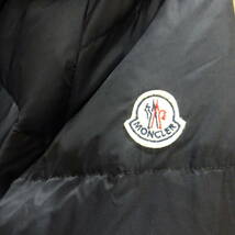 1円～ モンクレール Moncler サイズ0 レディース ショート ファー ダウン ジャケット コート ブルゾン 黒 ブラック系_画像5