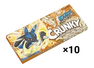 ロッテ クランキー クッキー＆クリーム ポケモンデザイン 1枚×10個　