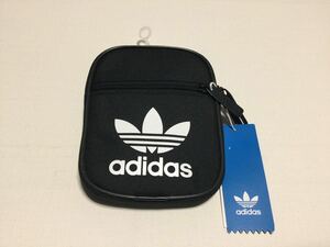 adidas Originals　アディダスオリジナルス ショルダーバッグ（ポーチサイズ）●メンズ・レディース● ブラック●長期保管・未使用●タグ付