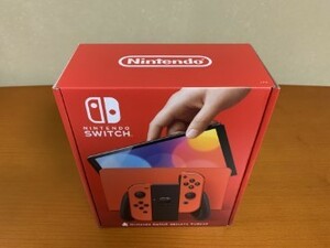 [新品未開封・保証書未記入] Nintendo Switch（ニンテンドースイッチ） 有機ELモデル マリオレッド