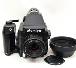 マミヤ 645E MAMIYA-SEKOR C 80mm F2.8 N グリップ付き 中古品