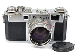 Nikon ニコン S2 Nippon Kogaku 日本光学 NIKKOR-S・C 5cm F1.4 中古品