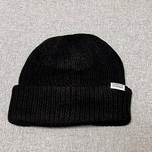 未使用品！ ニット帽 ニットキャップ BLACK 黒 ワッチキャップ ビーニー