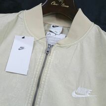 新品 Ｍサイズ NIKE ナイキ クラブウーブン ボンバー ジャケット ジョガーパンツ 上下セット セットアップ ベージュ_画像5