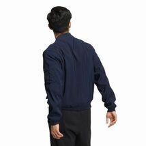 新品 ゴルフにお勧め adidas GOLF 秋冬 アディダス 裏起毛 ボンバージャケット 2XL ゴルフウェア 保温 ブルゾン メンズ ネイビー_画像4